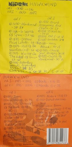 CD MP3 дискография HAWKWIND - 4 CD