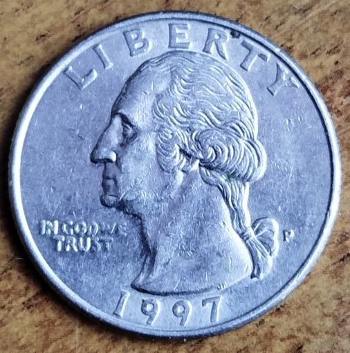 США 25 центов 1997 P