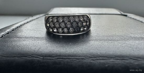 Кольцо. Серебро 925 с камнями в овале