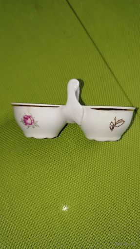 Солонка из СССР. Городницкий фарфоровый завод. Житомирская обл.