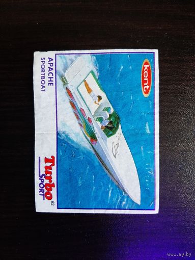 Вкладыш турбо спорт #62 фиолет. Turbo sport violet. Rare. Редкость. Состояние отличное. Доставка бесплатно.