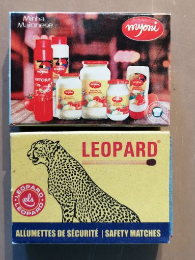Спичечные коробки 5 х 3.5 х 1.5 см, серия "ЛЕОПАРД", спички