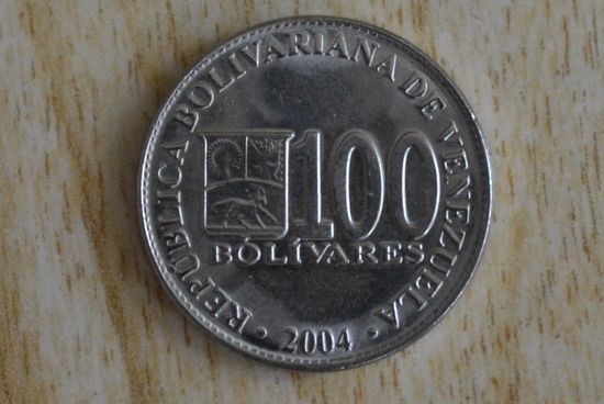 Венесуэла 100 боливаров 2004 с 1 руб