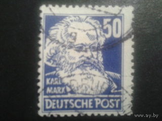 Германия 1948 советская зона Карл Маркс