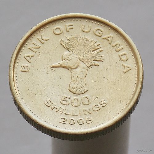Уганда 500 шиллингов 2008