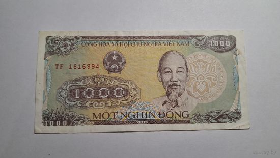 Вьетнам 1000 донг 1988