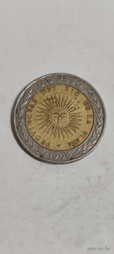 Аргентина 1 песо 1995