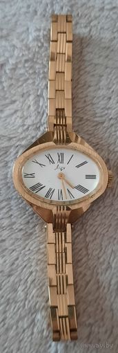 Часы ЛУЧ позолоченные СССР. Новые. С 1рубля.