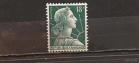 РАСПРОДАЖА ФРАНЦИЯ 1958г. Полная серия. Гаш.