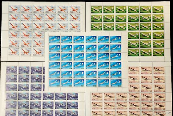 СССР.1983, февраль. История советского планеризма.ПОЛНАЯ СЕРИЯ В ЧИСТЫХ ЛИСТАХ.