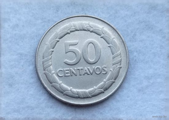 Werty71 Колумбия 50 больших сентаво 1967