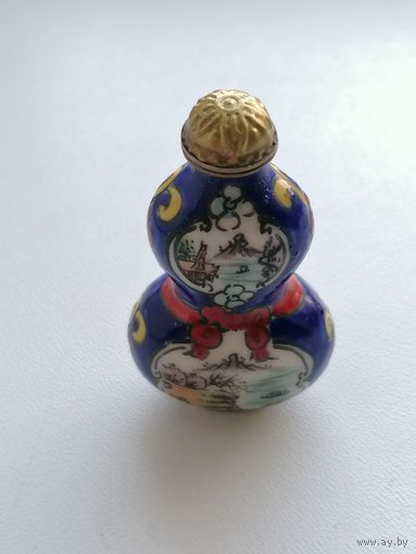 Флакон для парфюма, техника Клуазоне, редкий, торги с Рубля