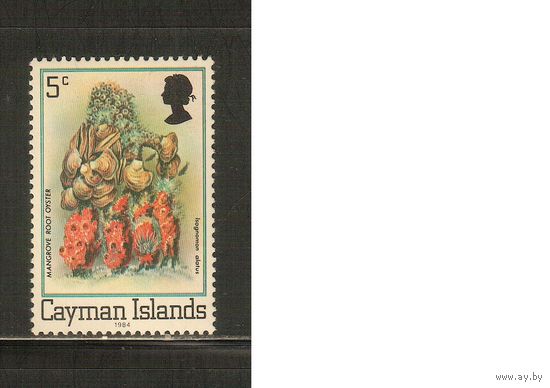 Кайманы-1984(Мих.457III) , **   ,  Морская  Фауна ,Раковины