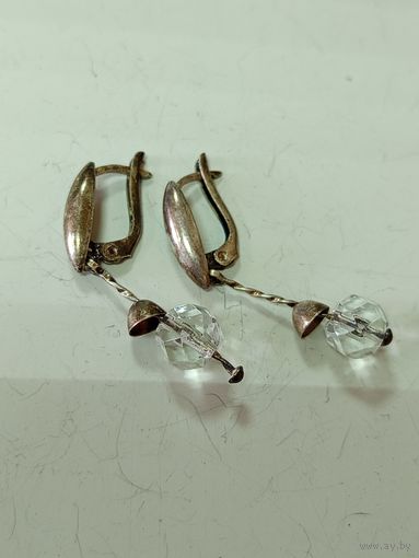 Серьги,мельхиор,ссср