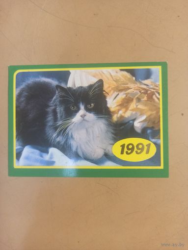 Календарь 1991 кошки/2