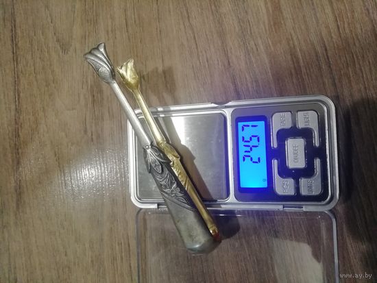 Серебряные щипцы для сахара 875 Смотрите другие мои лоты