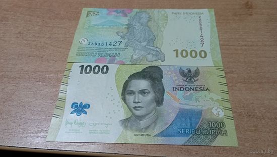 1000 рупий Индонезии 2022 года с рубля **351427