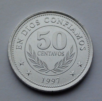 Никарагуа 50 сентаво, 1997