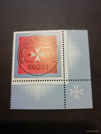 Германия. 1999 Марка "900 лет Мальтийскому ордену" (гашеная с клеем) Mi.2047 каталог 1.10 евро