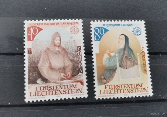 Лихтенштейн 1983г.Марки ЕВРОПА 1983 г.  Изобретения.полная серия **