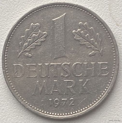 Германия 1 марка 1972 г. D