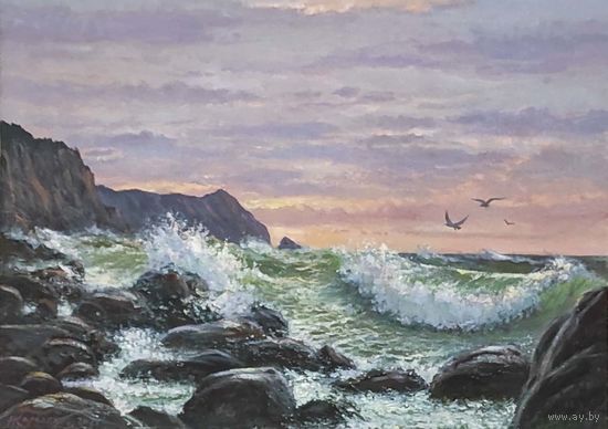 Закат на море