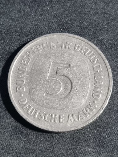 Германия  5 марок 1977 G