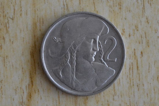 Чехия 2 кроны 1947 с 1 руб