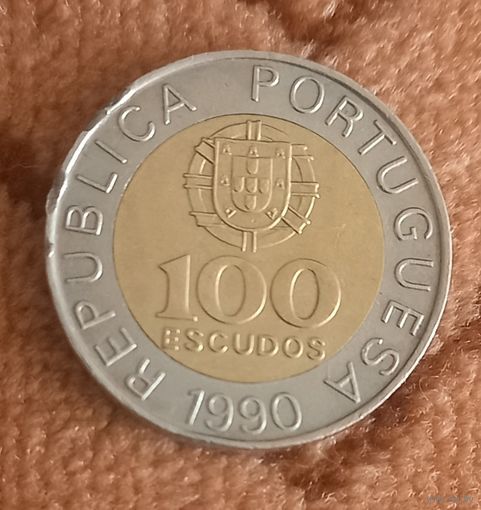 Португалия 100 эскудо 1990 г