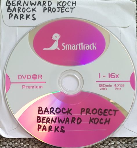 DVD MP3 дискография BAROCK PROJECT, Bernward KOCH, PARKS  - 1 DVD