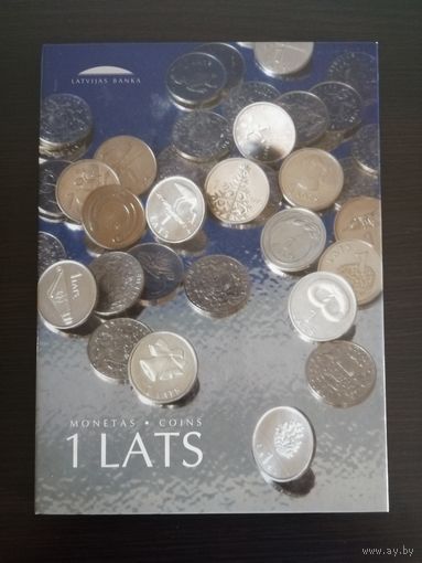 Латвия 2 Республика, набор одно-латовых юбилейных монет