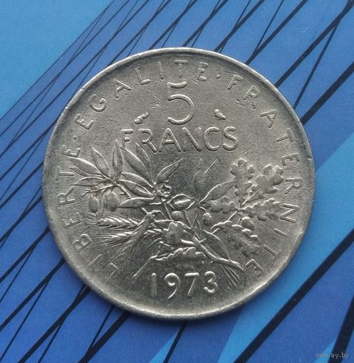 5 франков 1973 года Франция. Красивая монета!