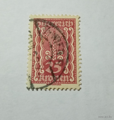 Австрия 1919г. Стандарт, 25 крон