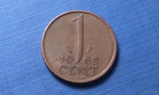 1 цент 1963. Нидерланды.