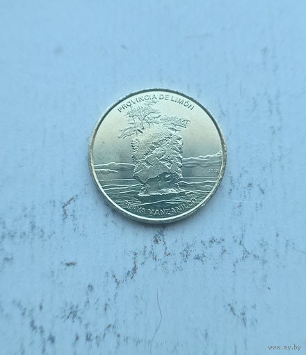 Коста Рика 25 колон 2023 год Провинция Лимон серия Провинции Коста-Рики