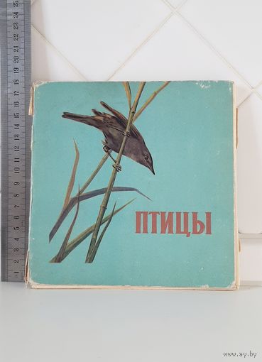 "ПТИЦЫ" (1970) ХУДОЖНИК Д.ПОЛЯКОВ. КНИЖКА-ШИРМОЧКА.