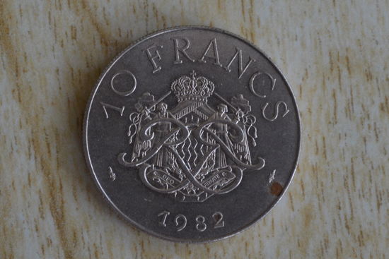 Монако 10 франков  1982