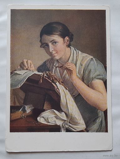 Тропинин В.А. Кружевница. 1958