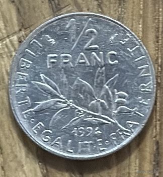 1/2 Франка Франция 1994г.