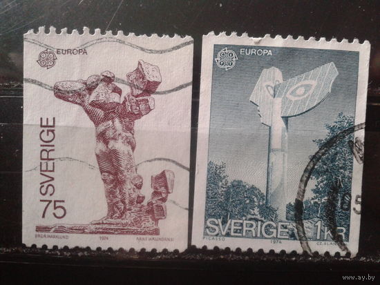 Швеция 1974 Европа, скульптуры Полная серия