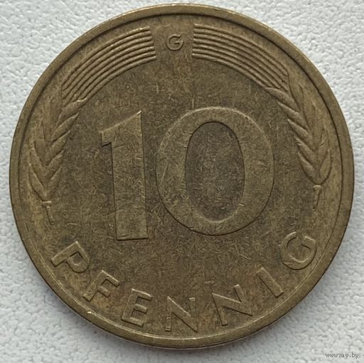 Германия 10 пфеннигов 1982 г. G