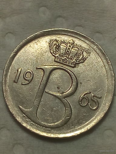 25 сантимов Бельгия 1965 год