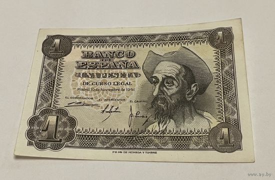 1 песета 1951 с рубля