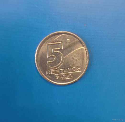 Бразилия 5 сентавос 1989 год серия Профессии - переработка морепродуктов