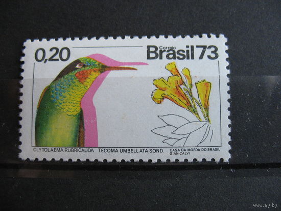 Бразилия  Колибри. 1973г. см. условие.