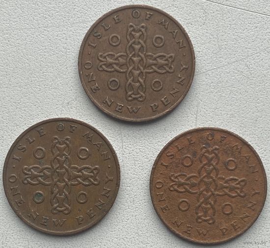 Остров Мэн 1 пенни 1975 г. Цена за 1 шт.