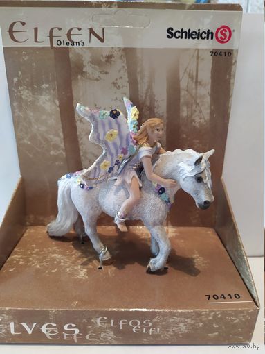 Коллекционные фигурки,Шляйх(Германия). Эльфийка Олеана на лошади,Эльф Тулон одним лотом