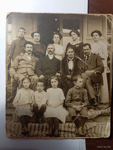 Старая Семейная общая фотография , до 1917 года .