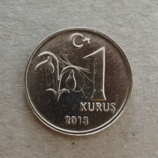 Турция 1 куруш 2013 год, KM# 1239  ю