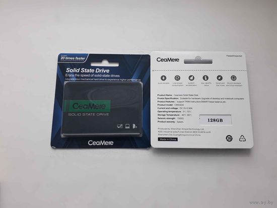 SSD 128Gb CeaMere Sata 3, НОВЫЙ, запечатан
